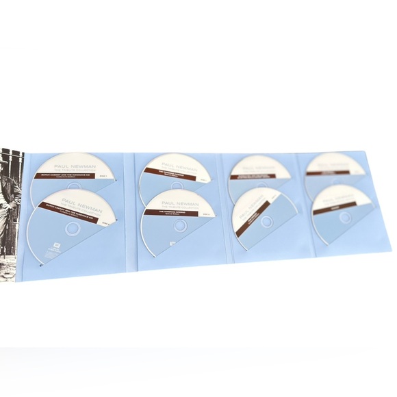 NWT Paul Newman tribute 17 movie DVD & photobook Collection Blue Box Set - Picture 7 of 9